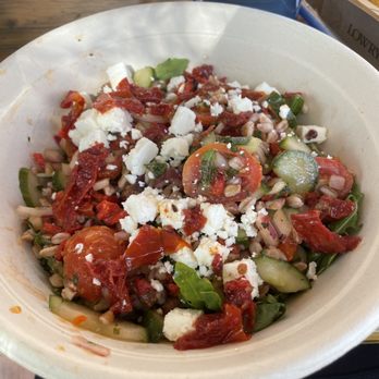 Lowry Beer Garden - Mediterranean Farro Salad - Burgers Near Me - Denver, Colorado