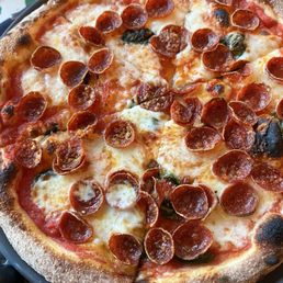 Cacio E Pepperoni Pizza