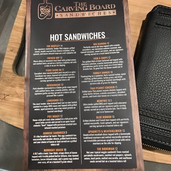 The Carving Board - Hot sandwiches - Sandwiches Near Me - Burbank, California
