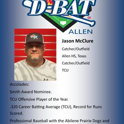 D-BAT - Allen - Call about having a lesson with Jason!