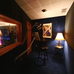 Airlift Productions - Airlift Productions VoiceOver Talent Booth - oh, the folks who've stood in this space!