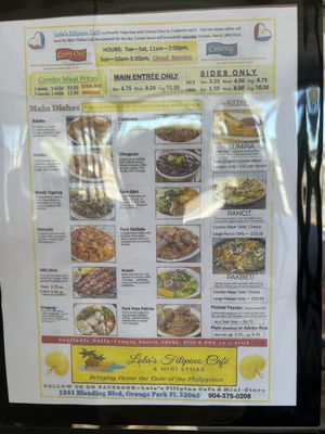 Menu photo 2 Lola's Filipino Cafe & Mini Store Orange Park, FL Menu photo 2 Lola's Filipino Cafe & Mini Store Orange Park, FL