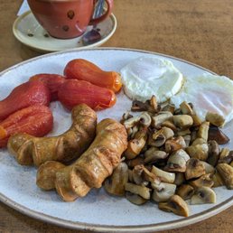Veggie English breakfast. Veggie English breakfast.