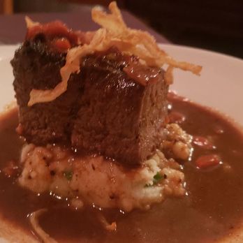 Todd's Unique Dining - Braised short ribs on jalapeno mashed. - Seafood Near Me - Henderson, Nevada Todd's Unique Dining - Braised short ribs on jalapeno mashed. - Seafood Near Me - Henderson, Nevada