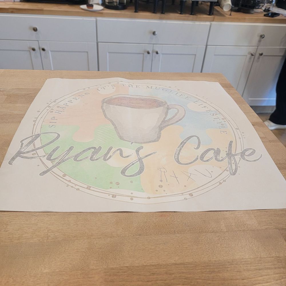 Ryan’s Cafe - a sign on a table - Coffee & Tea Near Me - Fairfield, California