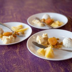 The Epicurean Connection - Artisan Cheese plate, served at our hands on cheesemaking classes.