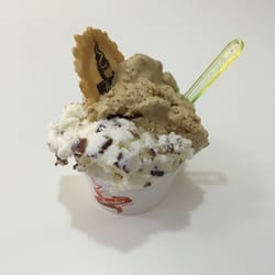 Paradice Gelateria - Bounty and cinnamon coffee crunch gelato!