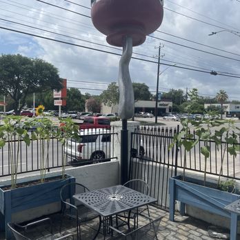 W D Deli - Outside dining area and statue - Delis Near Me - San Antonio, Texas W D Deli - Outside dining area and statue - Delis Near Me - San Antonio, Texas