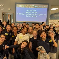 St Josaphat School - Our amazing 4th graders volunteering together!