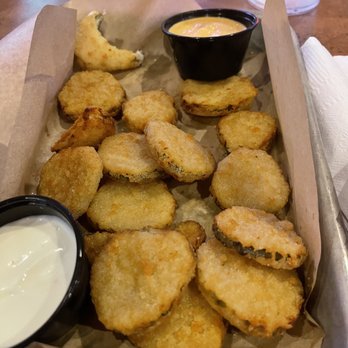 Buffalo Wild Wings - Fried pickles. Little disappointed that it's not more for sharing - Sports Bars Near Me - Ontario, Ohio Buffalo Wild Wings - Fried pickles. Little disappointed that it's not more for sharing - Sports Bars Near Me - Ontario, Ohio