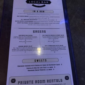 Local Table - Menu - Mediterranean Near Me - Katy, Texas