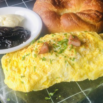 La Maison Cafe - Provence Omelet with homemade croissant. Delish. - Breakfast & Brunch Near Me - Newport, Oregon La Maison Cafe - Provence Omelet with homemade croissant. Delish. - Breakfast & Brunch Near Me - Newport, Oregon