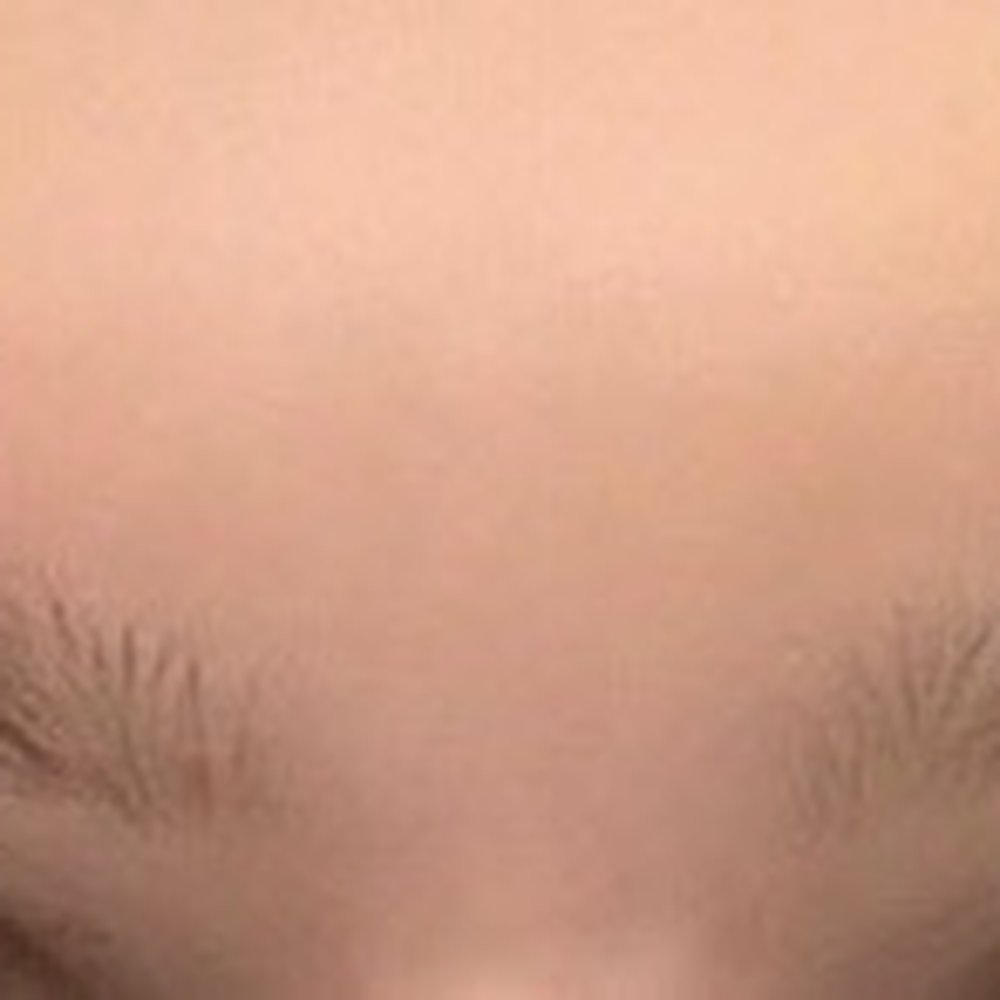 Not evenly shaped at all! Now I have to walk around like this till they grow back in