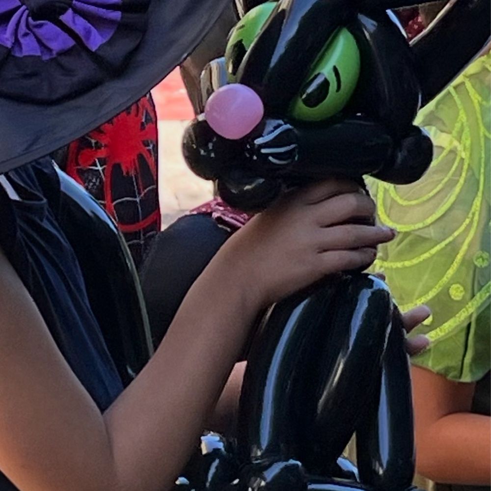 She's great at creating what the kids ask for! She also does face paint! She's great at creating what the kids ask for! She also does face paint!