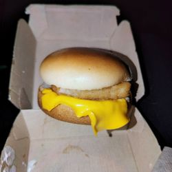 McDonald's - Got the cheese closer to the sandwich. 1/6/24
