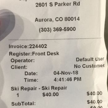 Lenny's Golf & Ski - $40 for a boot & binding pressure test + hotwax + edge sharpening. $55 to add new bindings mount, too. Satisfied w/ service! ! - Outdoor Gear Near Me - Aurora, Colorado Lenny's Golf & Ski - $40 for a boot & binding pressure test + hotwax + edge sharpening. $55 to add new bindings mount, too. Satisfied w/ service! ! - Outdoor Gear Near Me - Aurora, Colorado