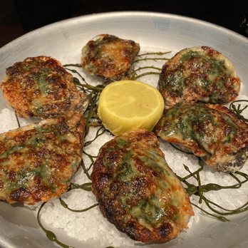 Bludorn - Broiled oysters - New American Near Me - Houston, Texas Bludorn - Broiled oysters - New American Near Me - Houston, Texas