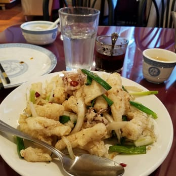 Yan Zi Lou - Salt & Pepper Squid: Looked inviting but too starchy & chewy and not tender and delicious! - Chinese Near Me - Portland, Oregon