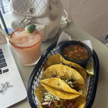 Barrett’s Too - The vegan birria jackfruit tacos and frozen paloma - Vegan Near Me - Austin, Texas Barrett’s Too - The vegan birria jackfruit tacos and frozen paloma - Vegan Near Me - Austin, Texas