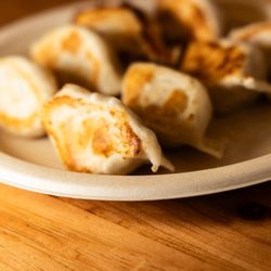 Luscious Dumplings - Pan Fried Chive Shrimp and Pork - 8pcs