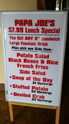 Menu photo 4 Papa Joe's Sub Shop Tampa, FL