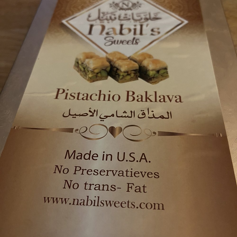 Package Baklava- gross Package Baklava- gross