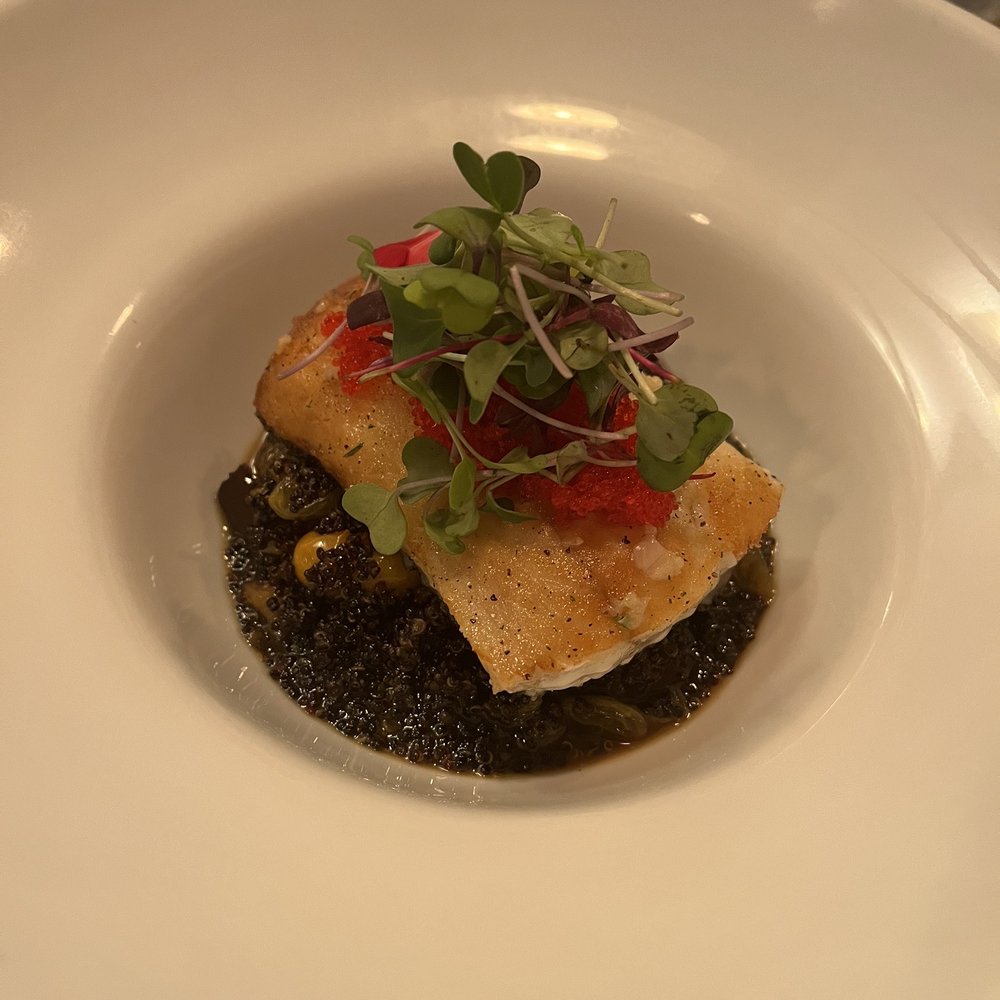 Shift Kitchen & Bar - Sea bass and black quinoa - New American Near Me - Flagstaff, Arizona Shift Kitchen & Bar - Sea bass and black quinoa - New American Near Me - Flagstaff, Arizona