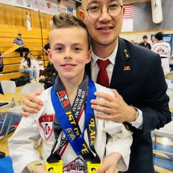 KANG Taekwondo - Owings taekwondo tournament with Master Kang. Kenneth got 1st place in sparring, 3rd in forms.