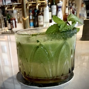 Milas Restaurant & Bar - Mint, Matcha, Rum and Raicilla cocktail special, courtesy of Colin! - Cocktail Bars Near Me - Schenectady, New York Milas Restaurant & Bar - Mint, Matcha, Rum and Raicilla cocktail special, courtesy of Colin! - Cocktail Bars Near Me - Schenectady, New York