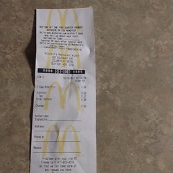 McDonald's - Refunded my money after showing the sandwich to manager