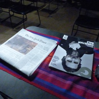 Pan Theater - a newspaper and mouse on a table - Performing Arts Near Me - Oakland, California Pan Theater - a newspaper and mouse on a table - Performing Arts Near Me - Oakland, California