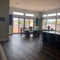 New flooring installed