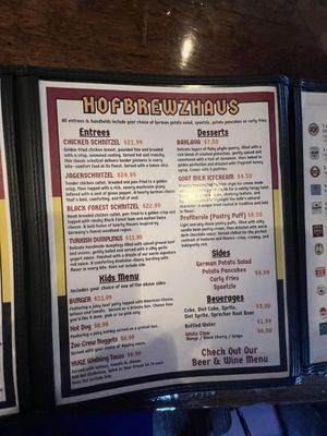 Menu photo 3 Hofbrewzhaus Wisconsin Dells, WI