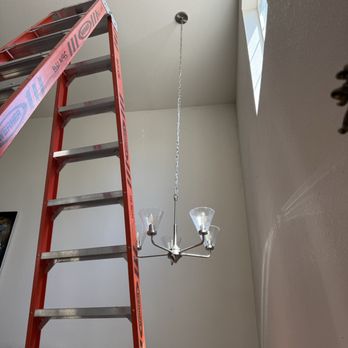 Green Works Electrical and Handyman - New chandelier! - Electricians Near Me Green Works Electrical and Handyman - New chandelier! - Electricians Near Me