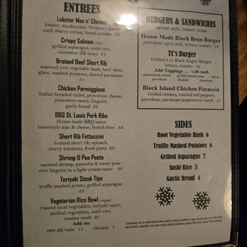 TC's Restaurant - menu - New American Near Me - West Dover, Vermont TC's Restaurant - menu - New American Near Me - West Dover, Vermont