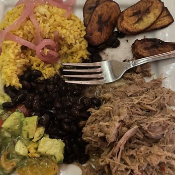 Patsy's Restaurant - Cuban pork platter , great flavored rice, plantains and guacamole - Seafood Near Me - Bethany Beach, Delaware