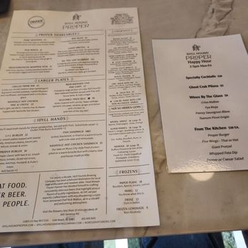 Proper Restaurant & Bar - Idyll Hound menu - Beer Bar Near Me - Inlet Beach, Florida Proper Restaurant & Bar - Idyll Hound menu - Beer Bar Near Me - Inlet Beach, Florida