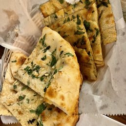 Garlic naan & Pudina Laccha Paratha Garlic naan & Pudina Laccha Paratha
