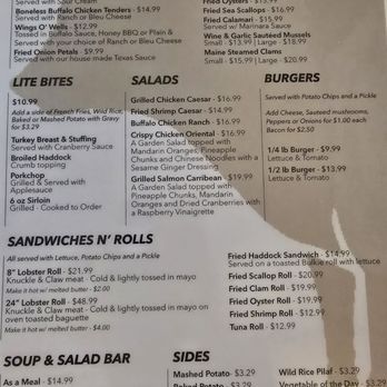 Bull N' Claw - Menu - Seafood Near Me - Wells, Maine Bull N' Claw - Menu - Seafood Near Me - Wells, Maine
