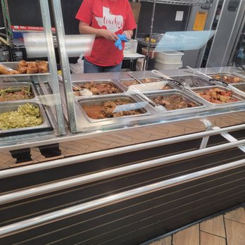 To Go Cafe - Line of food... - Filipino Near Me - Houston, Texas