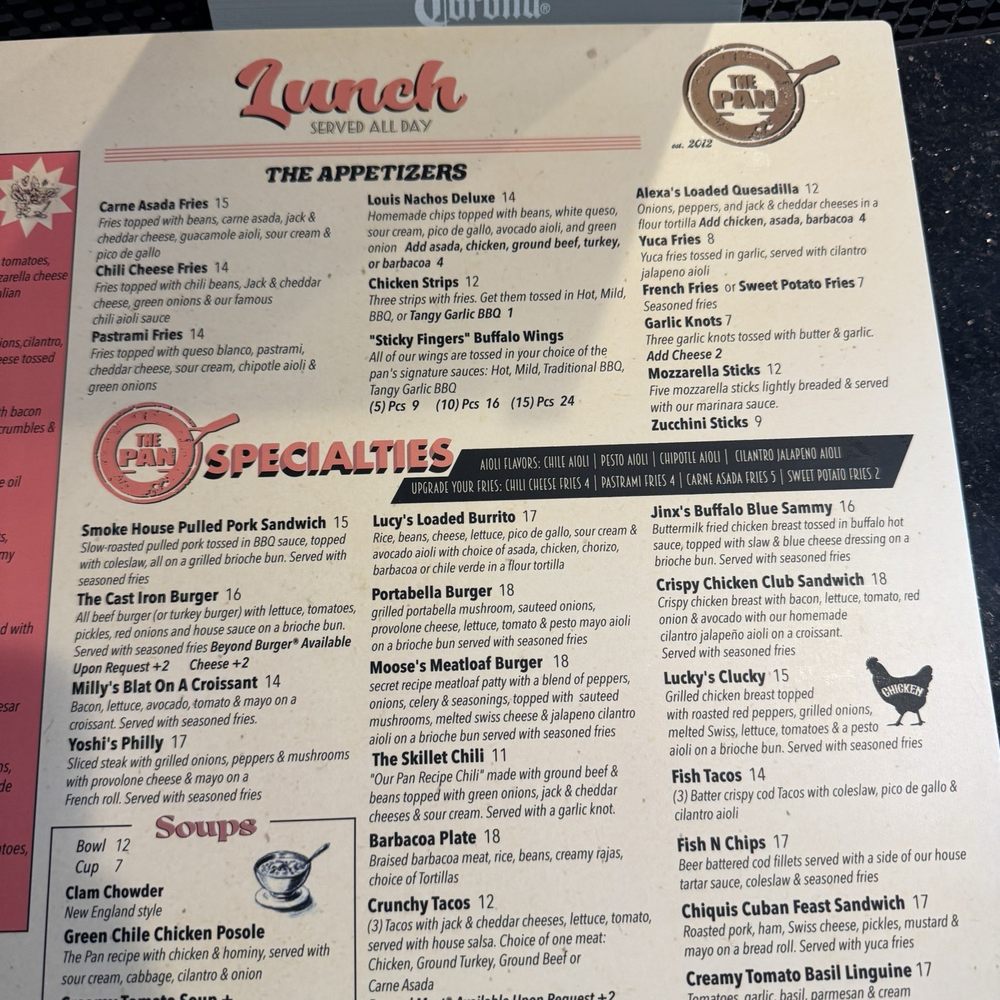 The Pan - The Pan lunch menu - Breakfast & Brunch Near Me - Lomita, California The Pan - The Pan lunch menu - Breakfast & Brunch Near Me - Lomita, California