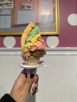 The Original Rainbow Cone by null