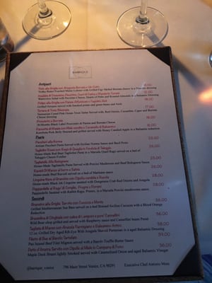 Menu photo 8 Barrique Venice, CA