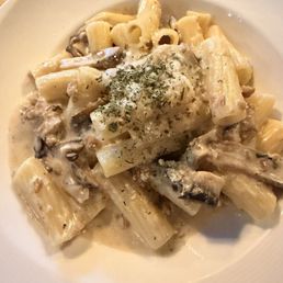Mushroom & Truffle I added spicy sausage