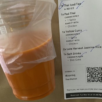 Thai District - What they give you when you request "no ice". Starving restaurant making money off the customer. Gross. - Thai Near Me - Long Beach, California Thai District - What they give you when you request "no ice". Starving restaurant making money off the customer. Gross. - Thai Near Me - Long Beach, California