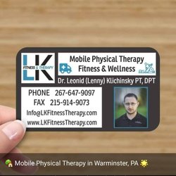 LK Fitness & Therapy - Dr. Leonid Klichinsky PT, DPT and the LK Fitness & Therapy Team provide Mobile Physical Therapy, Fitness and Wellness Services in the Comfor
