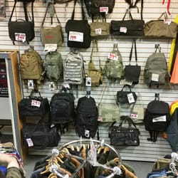 Bozos Army & Navy Store - Mechanic tool bags, back packs, duffle bags, and trunks in stock.