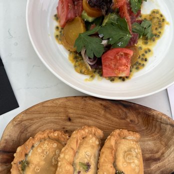Coco Maya - Empanadas (they call it something else) and the cucumber salad - Caribbean Near Me - San Diego, California Coco Maya - Empanadas (they call it something else) and the cucumber salad - Caribbean Near Me - San Diego, California