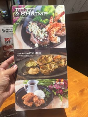 Menu photo 1 Black Angus Steakhouse Northridge, CA