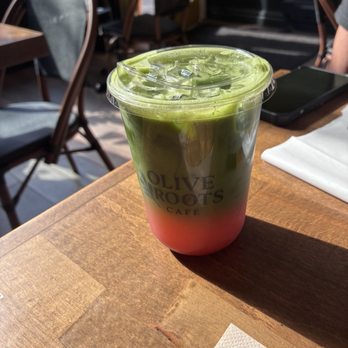 Olive Roots Cafe - Strawberry Lemonade Matcha - Coffee & Tea Near Me - Philadelphia, Pennsylvania Olive Roots Cafe - Strawberry Lemonade Matcha - Coffee & Tea Near Me - Philadelphia, Pennsylvania